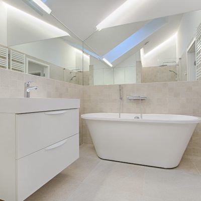 bathroom floor